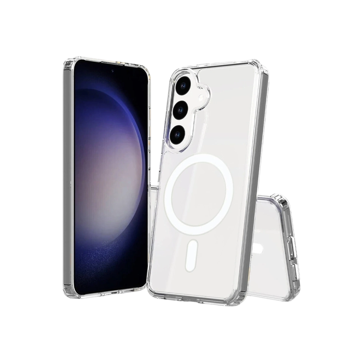 BUĞZ Samsung Galaxy S26 Magneticsafe Şeffaf Silikon - Şeffaf