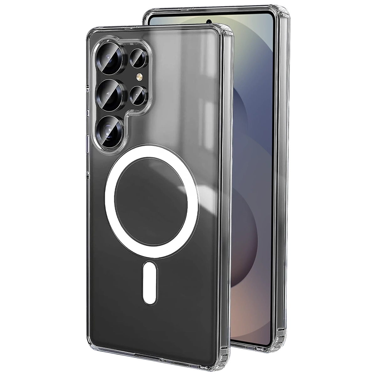 BUĞZ Samsung Galaxy S26 Ultra Magneticsafe Şeffaf Silikon - Şeffaf
