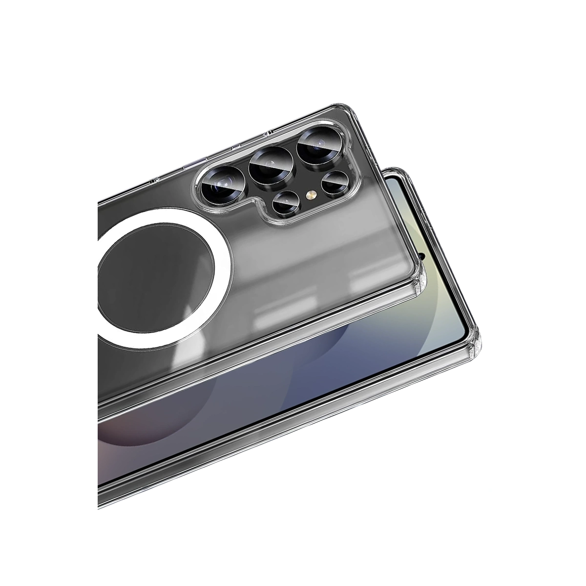 BUĞZ Samsung Galaxy S26 Ultra Magneticsafe Şeffaf Silikon - Şeffaf