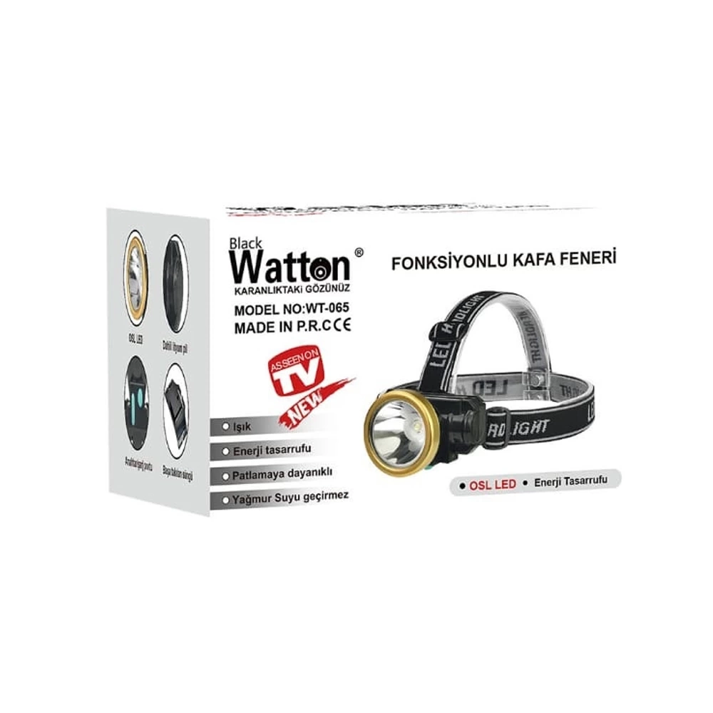 BUĞZ Şarjlı Baret Lambası Osl Led  Wt-065