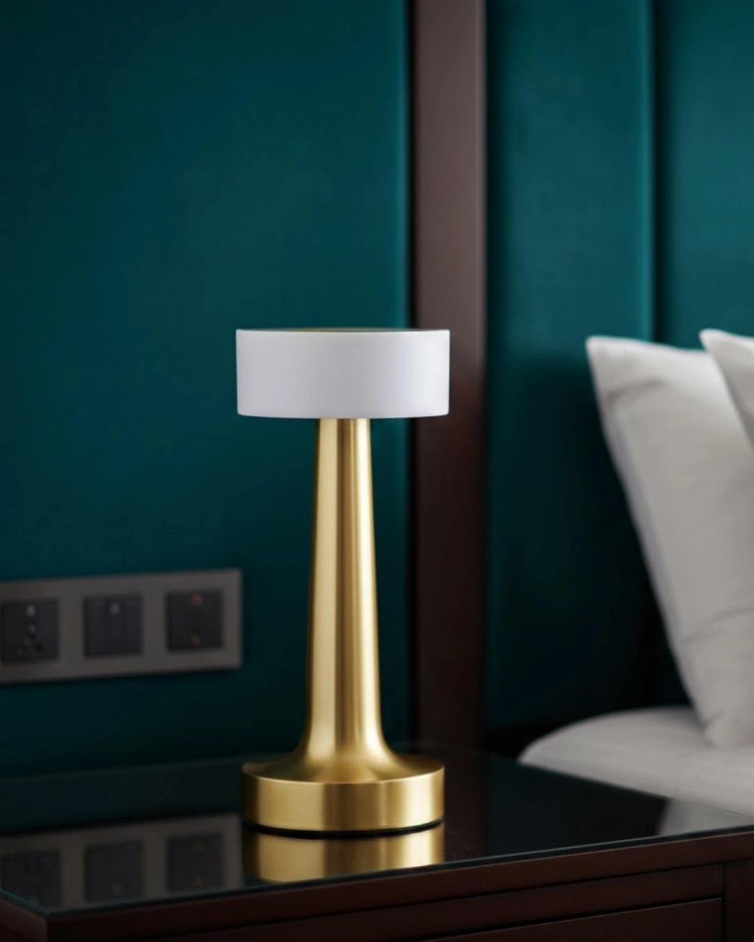 BUĞZ Şarjlı Dokunmatik LED Masa Lambası 3 Renk Dimmer Özellikli