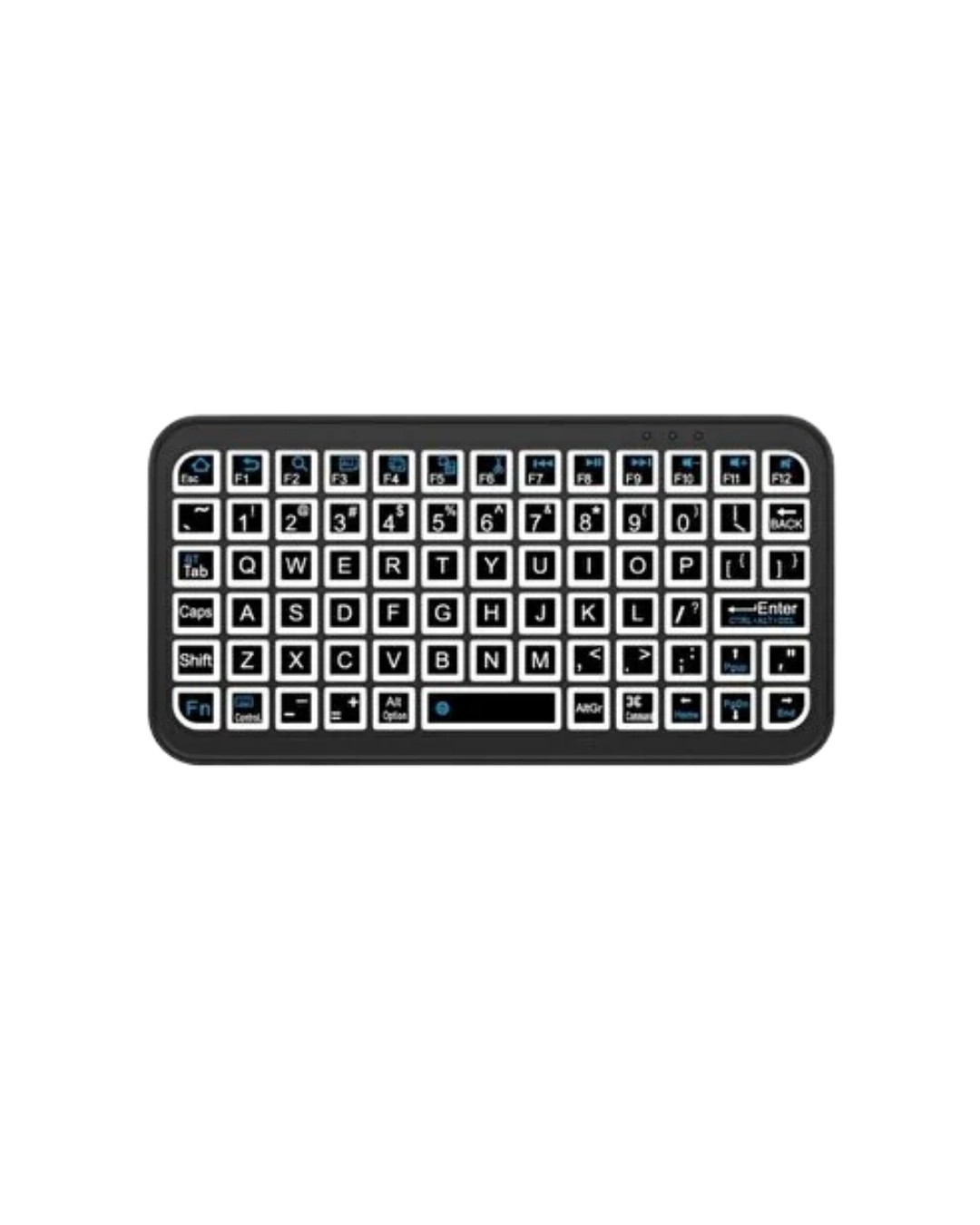 BUĞZ Şarjlı Kablosuz Mini RGB Klavye Uzun Pil Ömürlü