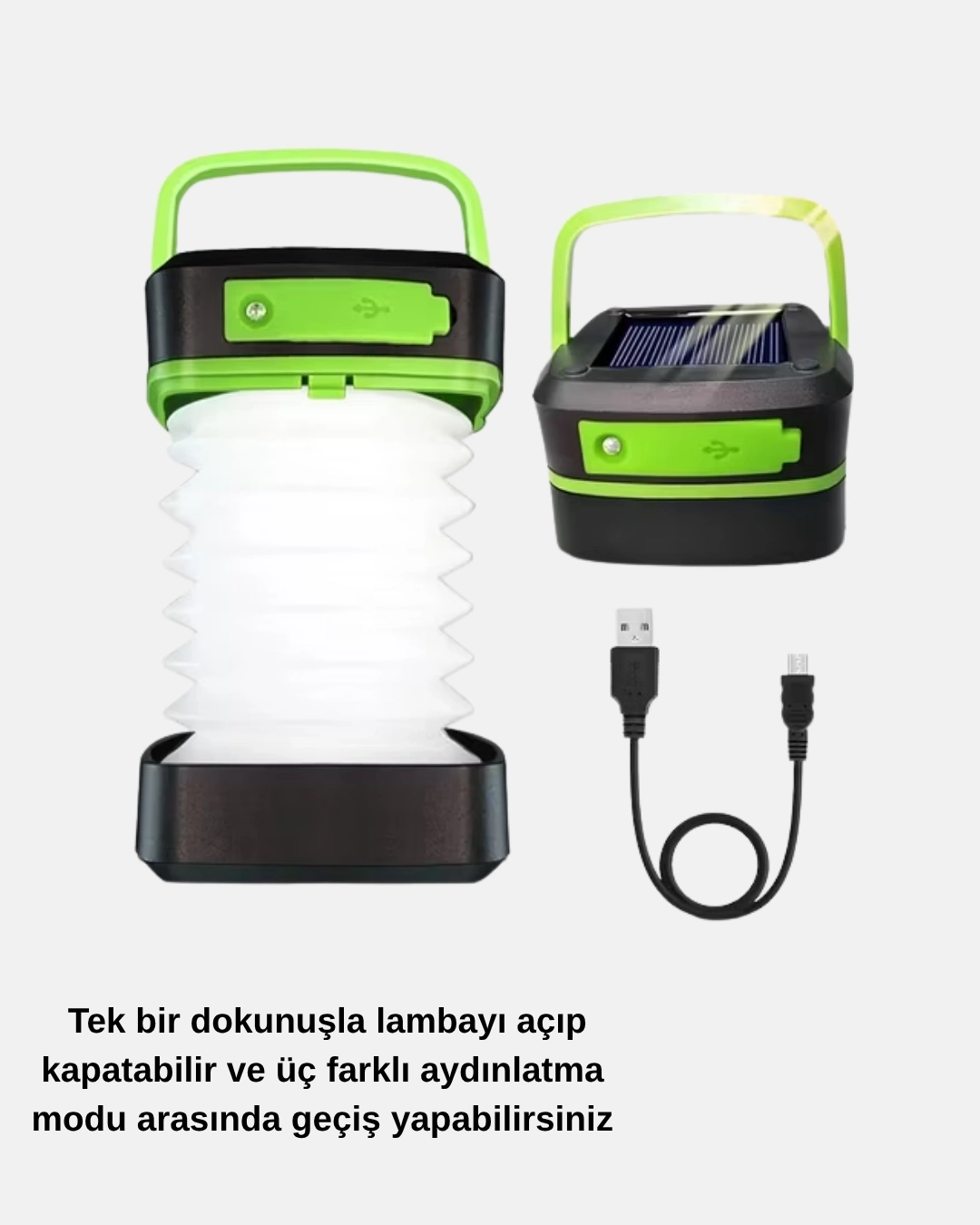 BUĞZ Şarjlı LED Lamba – Dokunmatik Sensörlü, 3 Kademeli Parlaklık