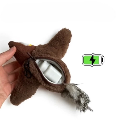 BUĞZ Şarjlı Peluş Uçan Kuş Oyuncak