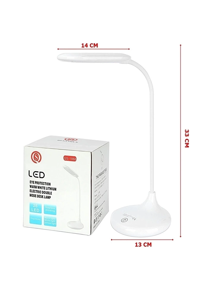 BUĞZ Şarjlı Sarı Ve Beyaz Renk Masa Lambası  Wt-005