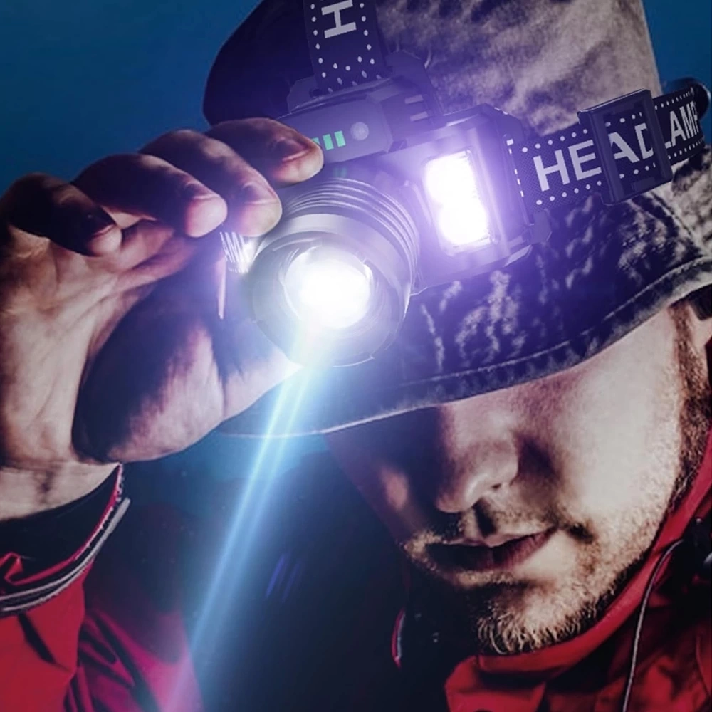 BUĞZ Sensörlü Cree Tg Led  Şarjlı Kafa Lambası  Wt-625