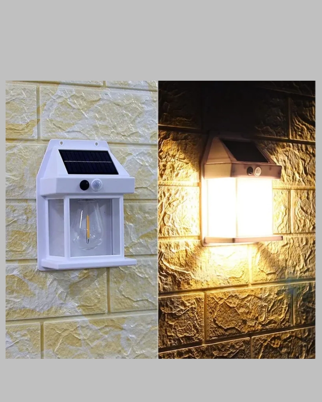 BUĞZ Sensörlü Solar Led Dış Duvar Aydınlatma