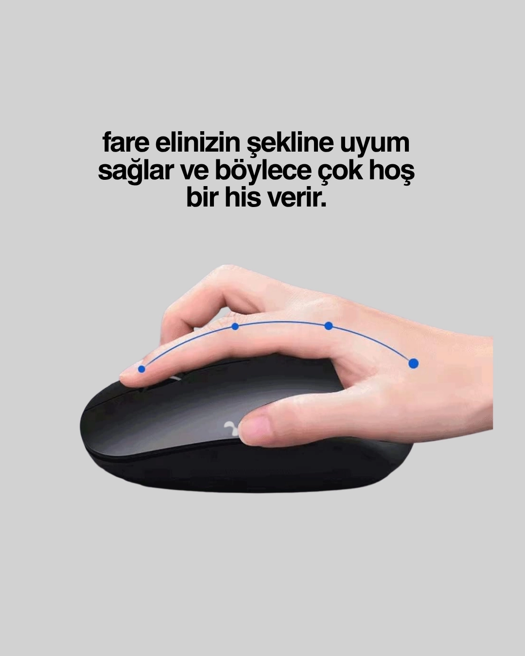 BUĞZ Sessiz ve Ergonomik Mouse – USB Bağlantılı ve DPI Ayarlı BUĞZ Sessiz ve Ergonomik Mouse – USB Bağlantılı ve DPI Ayarlı