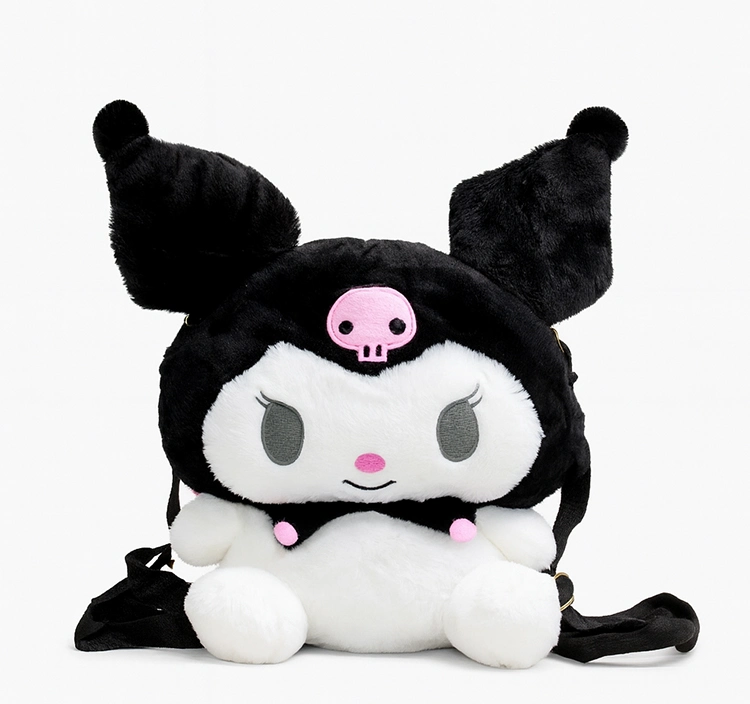 BUĞZ SEVİMLİ PELUŞ KUROMİ SIRT ÇANTASI BUĞZ SEVİMLİ PELUŞ KUROMİ SIRT ÇANTASI