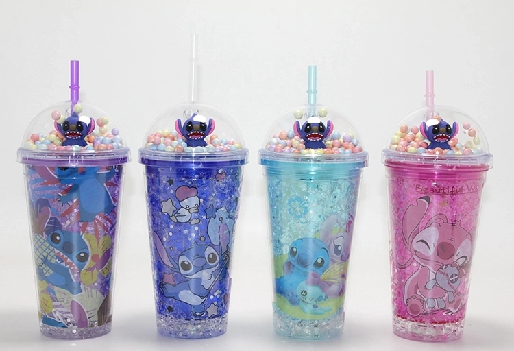 BUĞZ Sevimli Stitch Işıklı Pipetli Pullu Suluk & Bardak 400 Ml Alk4704 BUĞZ Sevimli Stitch Işıklı Pipetli Pullu Suluk & Bardak 400 Ml Alk4704