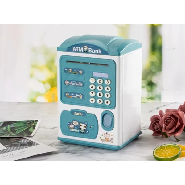 BUĞZ SEVİMLİ TASARIMLI ŞİFRELİ ATM KUMBARA