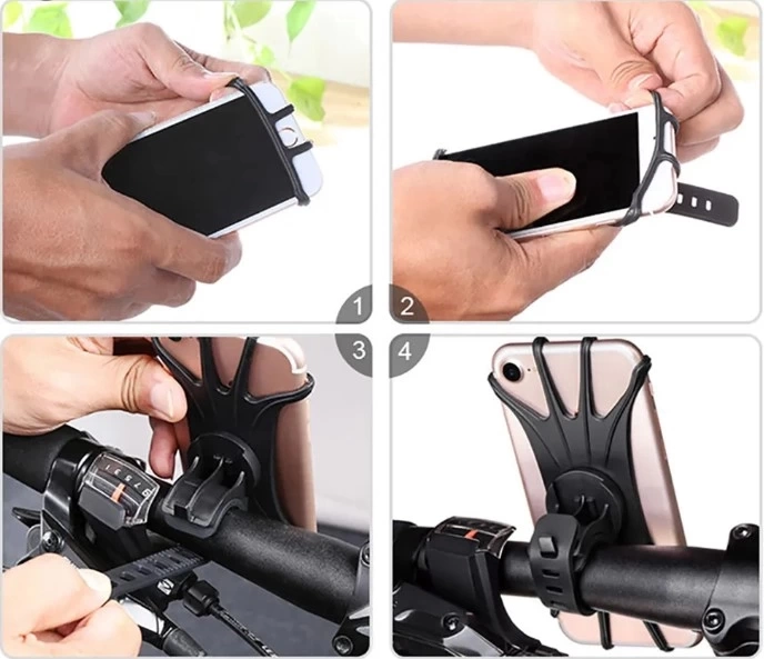 BUĞZ Silikon Esnek Bisiklet Telefon Tutucu BUĞZ Silikon Esnek Bisiklet Telefon Tutucu
