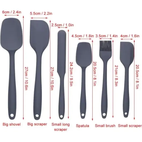 BUĞZ Silikon Spatula ve Fırça Seti BUĞZ Silikon Spatula ve Fırça Seti