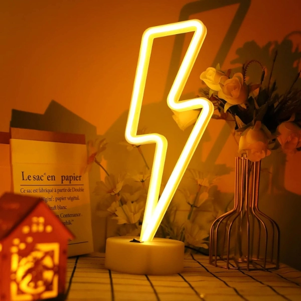 BUĞZ ŞİMŞEK NEON LED LAMBA