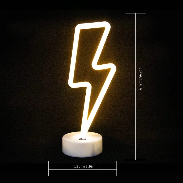 BUĞZ ŞİMŞEK NEON LED LAMBA