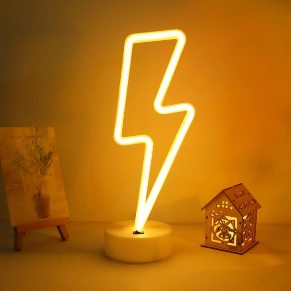 BUĞZ ŞİMŞEK NEON LED LAMBA BUĞZ ŞİMŞEK NEON LED LAMBA