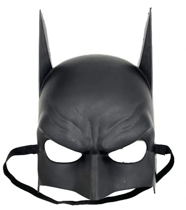 BUĞZ SİYAH ÇOCUK BATMAN MASKESİ LASTİKLİ