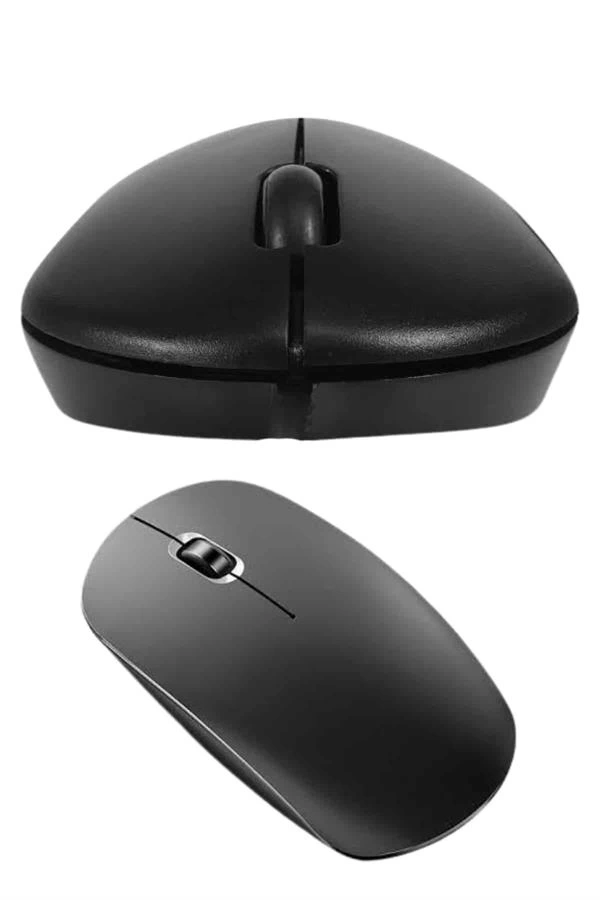 BUĞZ Siyah Kablosuz Mouse Wireless Mouse Minimal Tasarım