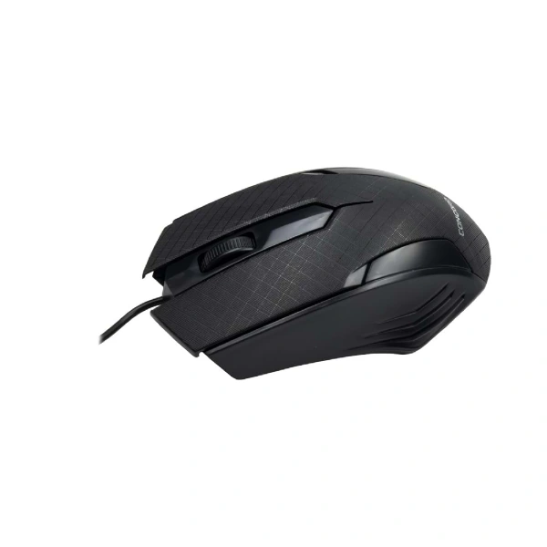 BUĞZ SİYAH MAT DESENLİ USB KABLOLU 3D OPTİK MOUSE