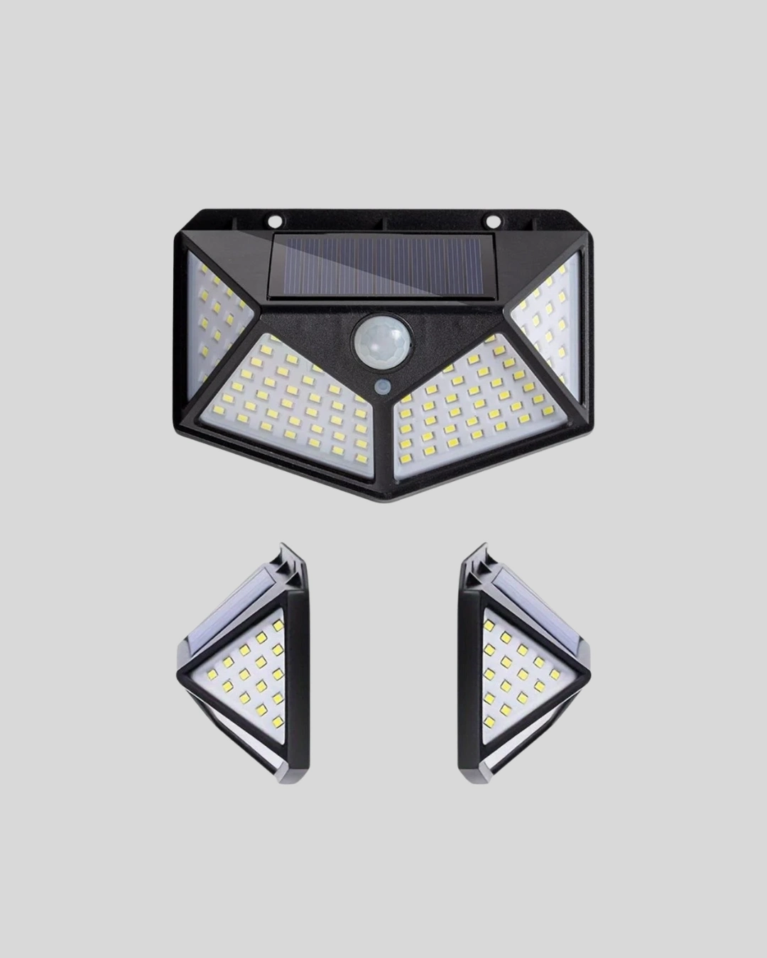 BUĞZ Solar Bahçe Lambası 100 LED Hareket Sensörlü Güneş Enerjili Aydınlatma