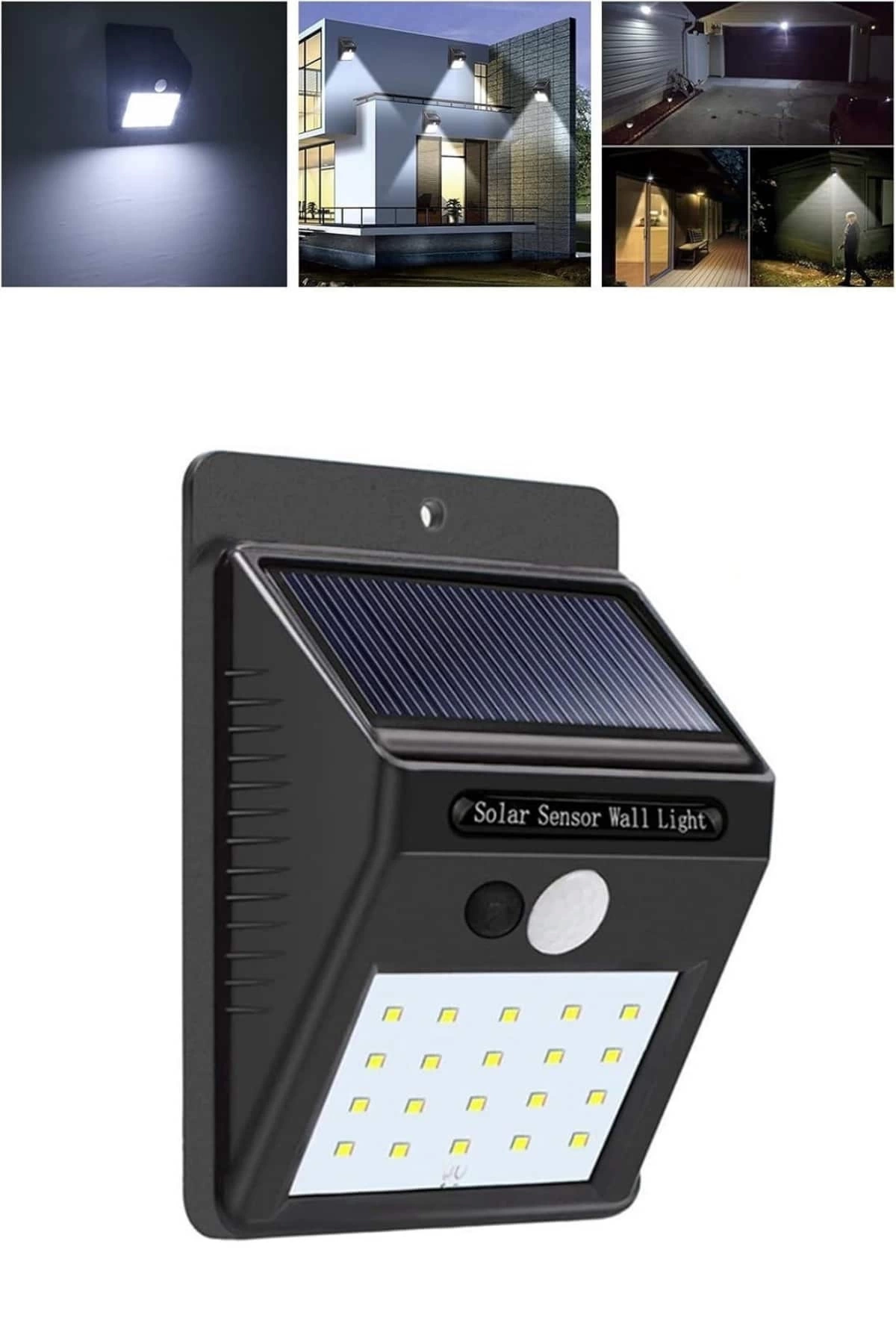 BUĞZ Solar Dekoratif Lambası Sensörlü Led Işık Bahçe Aydınlatma