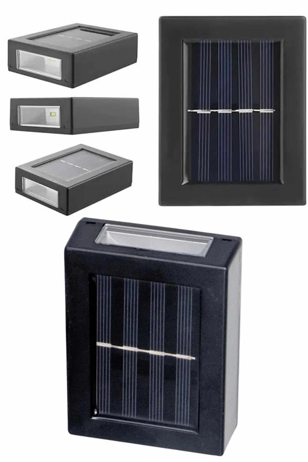 BUĞZ Solar Lamba Dekoratif Aplik Su Geçirmez Led Işıklı Duvar Lambası BUĞZ Solar Lamba Dekoratif Aplik Su Geçirmez Led Işıklı Duvar Lambası