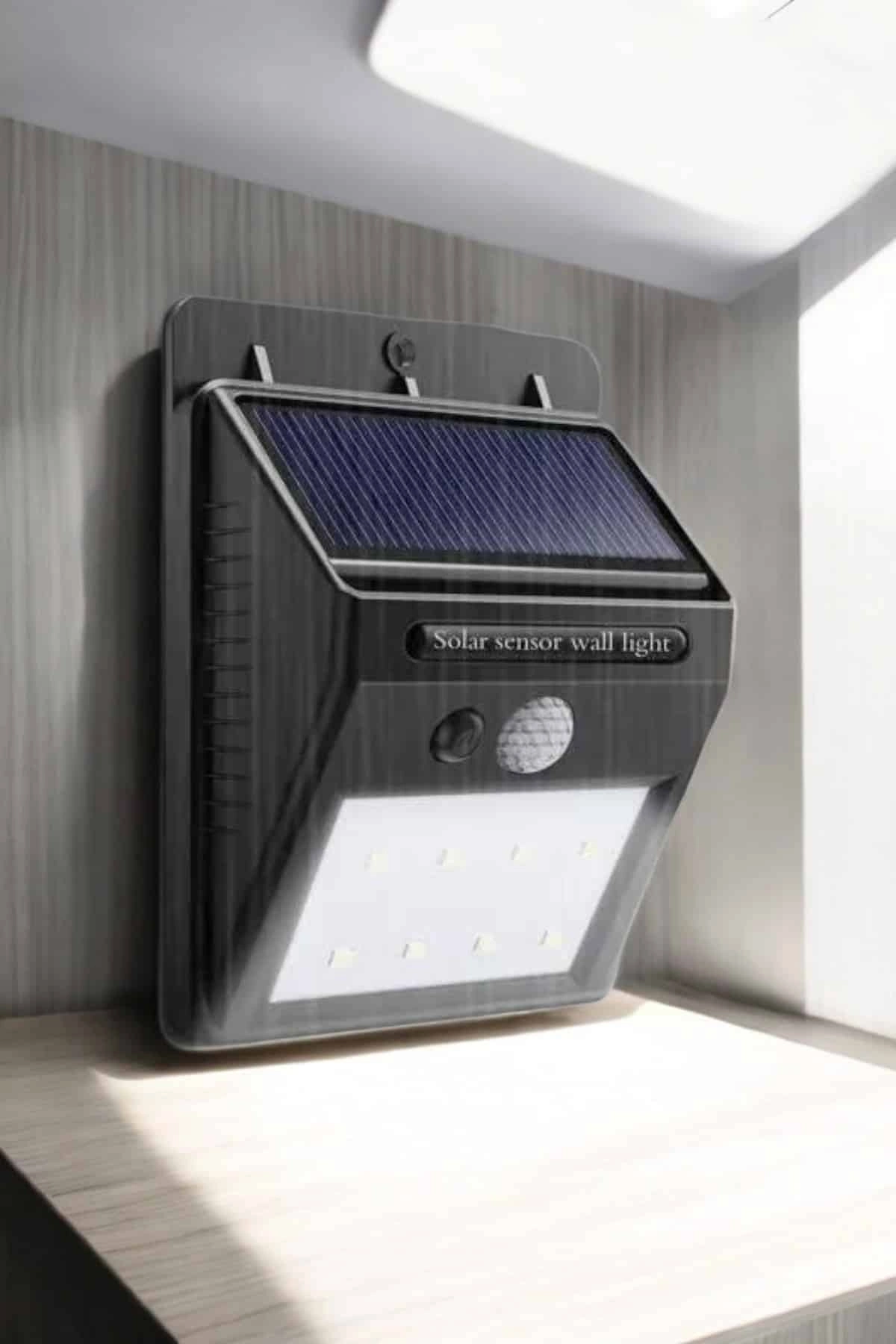 BUĞZ Solar Lamba Giriş, Bahçe Yol Avlu Hareket Sensörlü Led