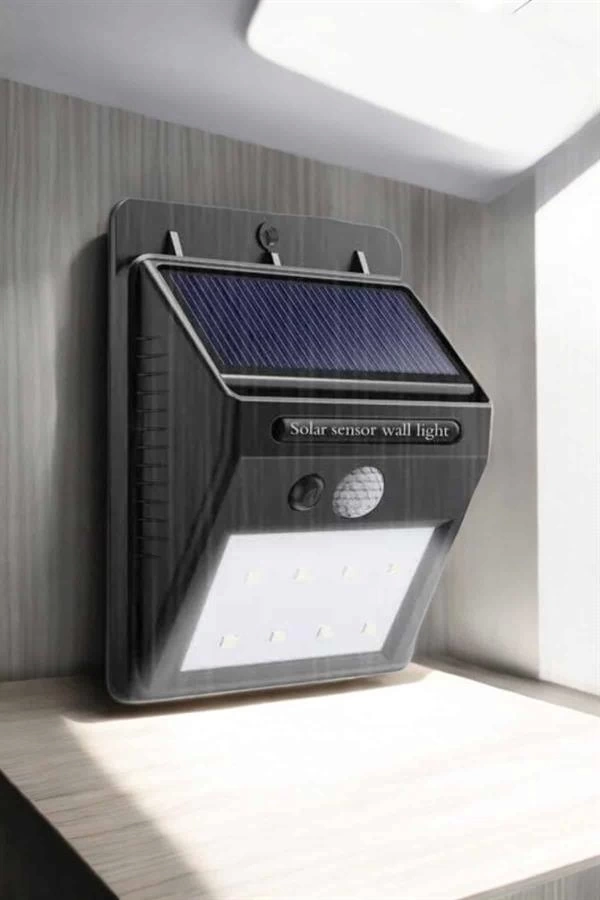 BUĞZ Solar Lamba Giriş, Bahçe Yol Avlu Hareket Sensörlü Led Parlak Gece Su Geçirmez