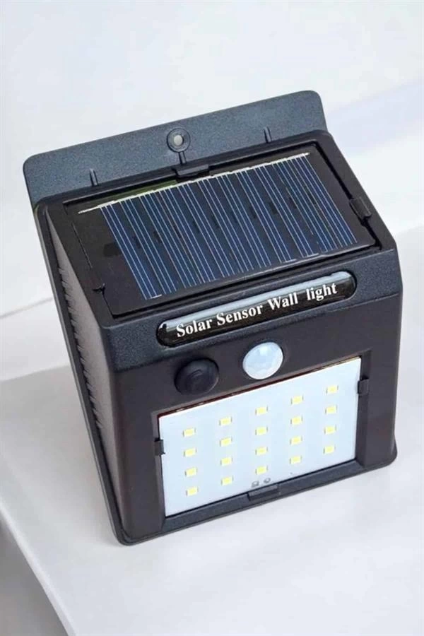 BUĞZ Solar Lamba Giriş, Bahçe Yol Avlu Hareket Sensörlü Led Parlak Gece Su Geçirmez