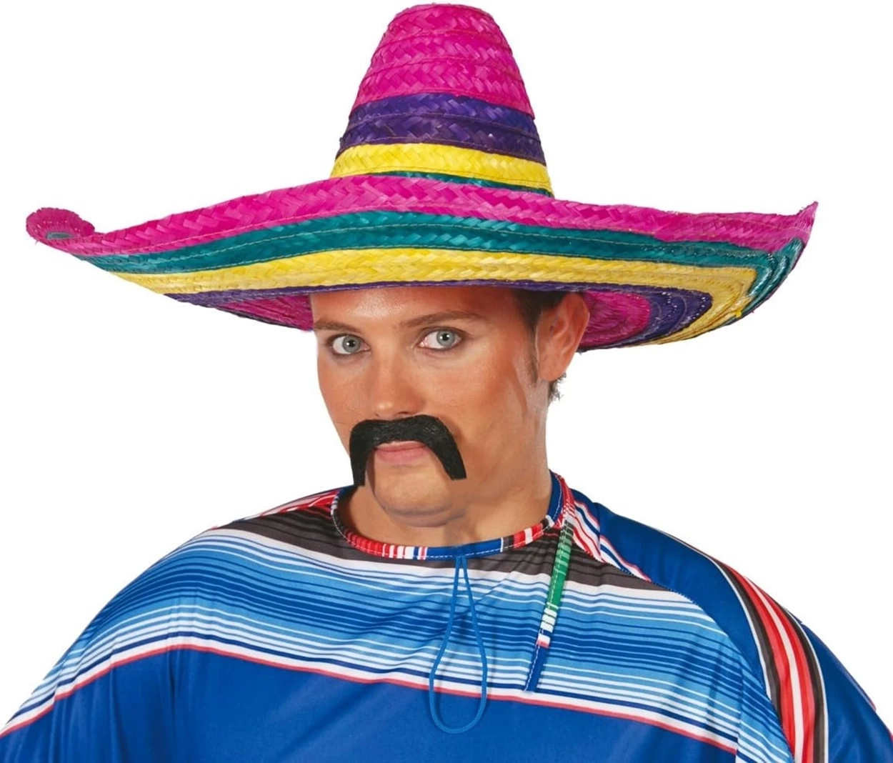 BUĞZ Sombrero Meksika Şapkası Renkli Örme Hasır Yetişkin Boy BUĞZ Sombrero Meksika Şapkası Renkli Örme Hasır Yetişkin Boy