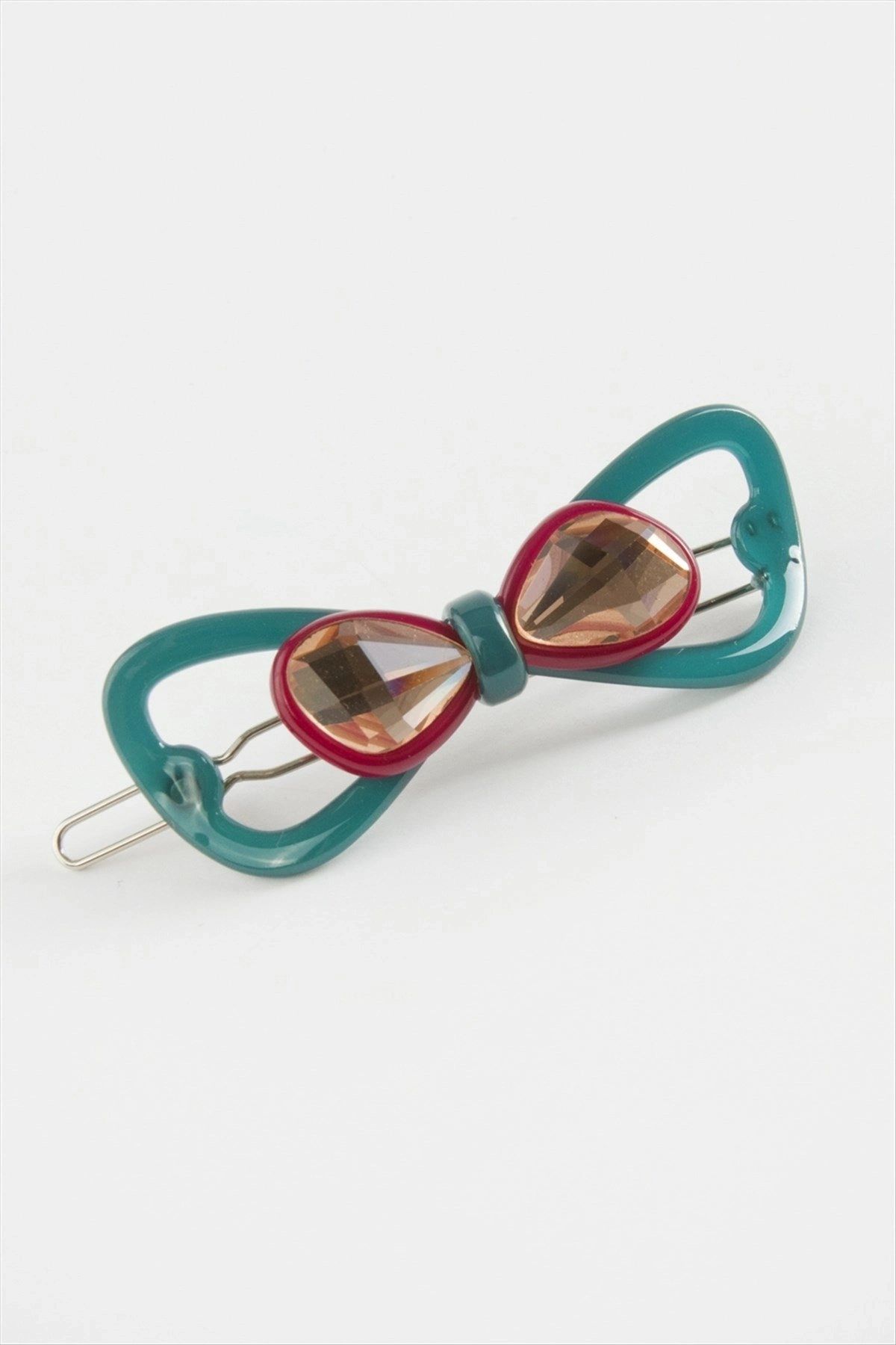 BUĞZ Sonsuzluk Taşlı Klipsli Toka