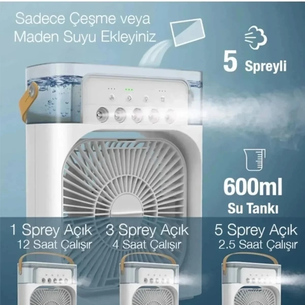 BUĞZ Su Hazneli Masa Vantilatörü