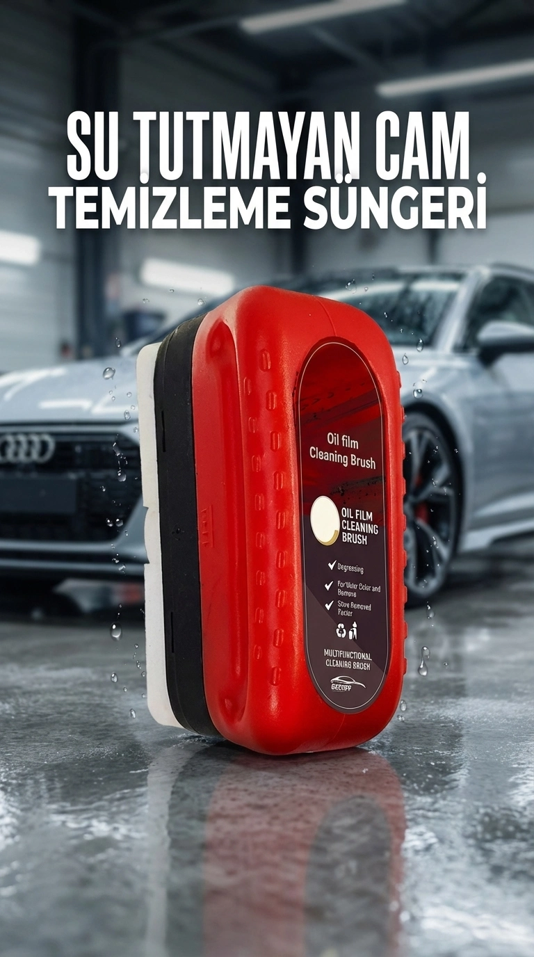 BUĞZ Su Tutmayan Araç Camı Temizleme Süngeri, Pratik Kullanım