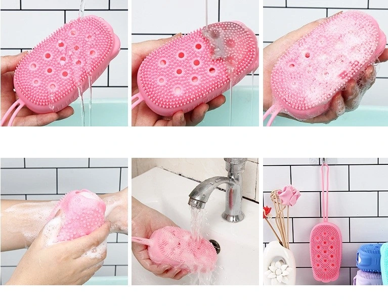 BUĞZ SÜNGERLİ SİLİKON BANYO KESESİ