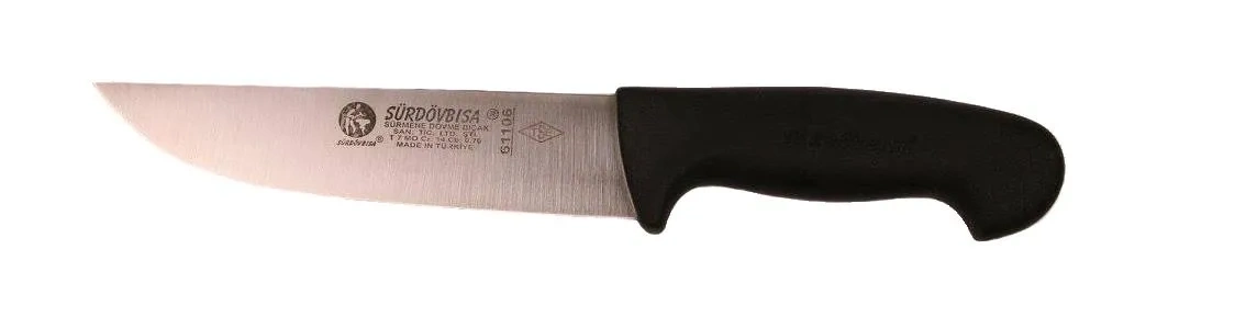 BUĞZ Sürmene  61106 Kasap Bıçağı 16,5 Cm, Plastik Sap