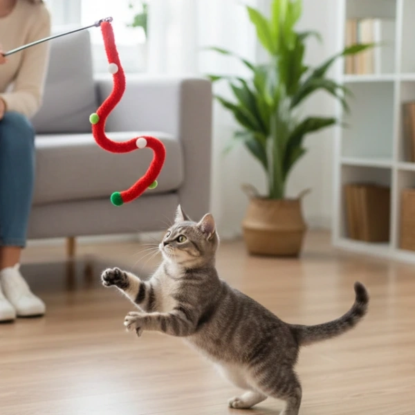 BUĞZ Süs Tasarımlı Kedi Oltası