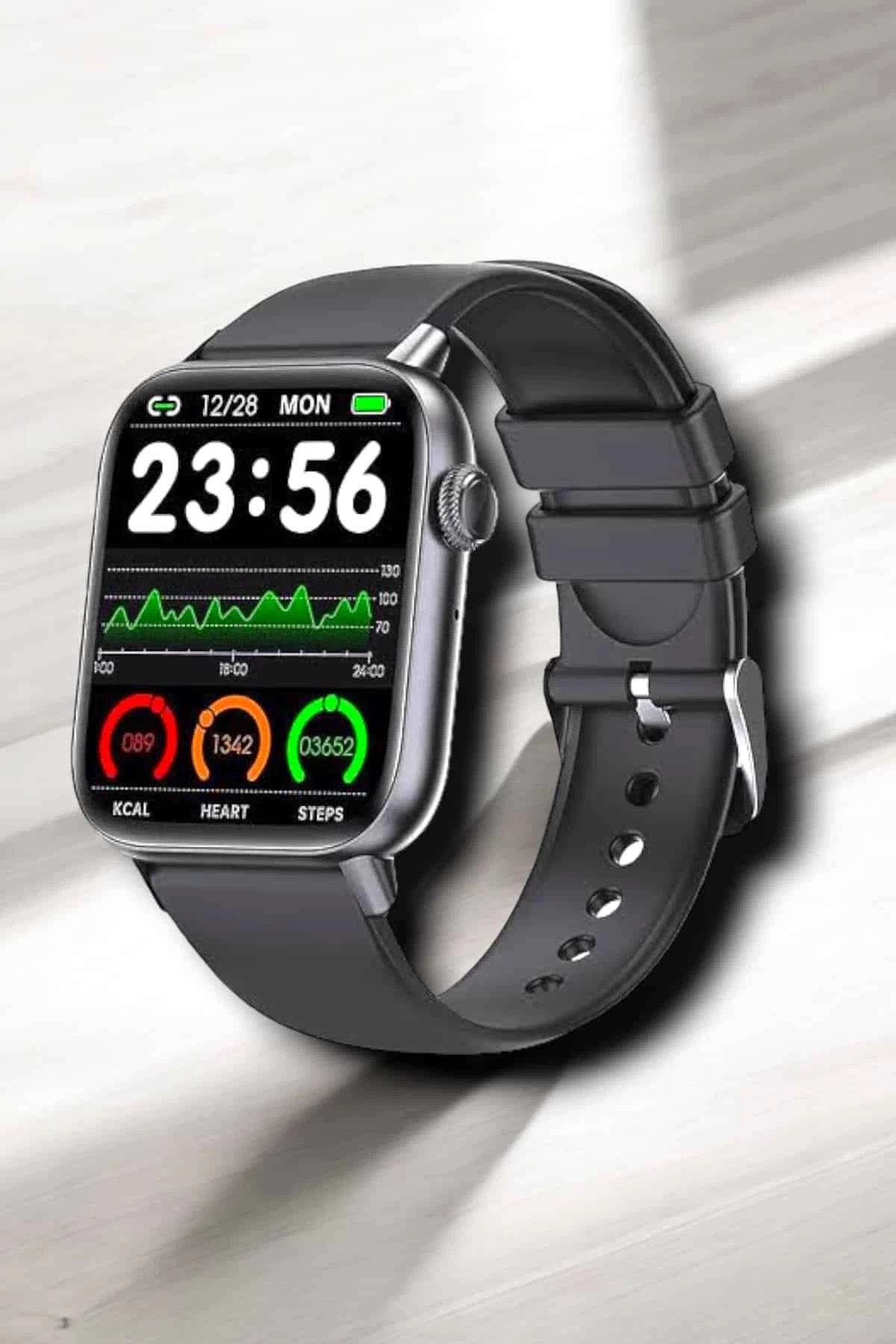 BUĞZ Suya Dayanıklı Bluetooth Akıllı Saat GPS, Adımsayar, Nabız & Sağlık Takibi