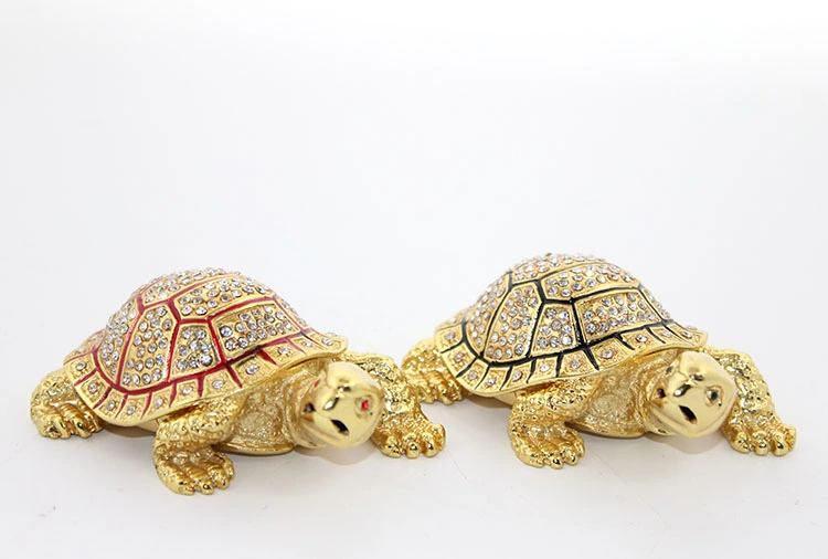 BUĞZ SWAROVSKİ TAŞLI KAPLUMBAĞA FİGÜRÜ MODEL 1