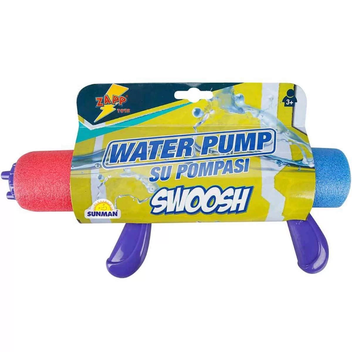 BUĞZ Swoosh Renkli Su Pompası 32 cm S01002130 - Stokta Olan Renk Gönderilir