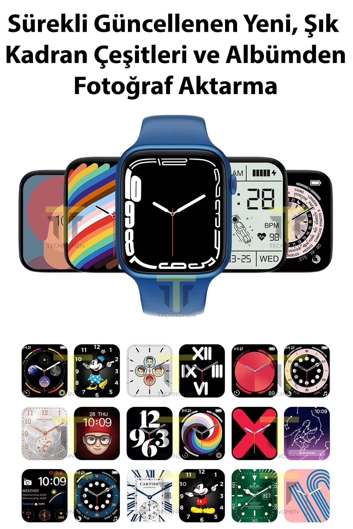 BUĞZ T700s Akıllı Saat Ios&android Destekli Arama Özellikli Sensörlü Smart Watch BUĞZ T700s Akıllı Saat Ios&android Destekli Arama Özellikli Sensörlü Smart Watch