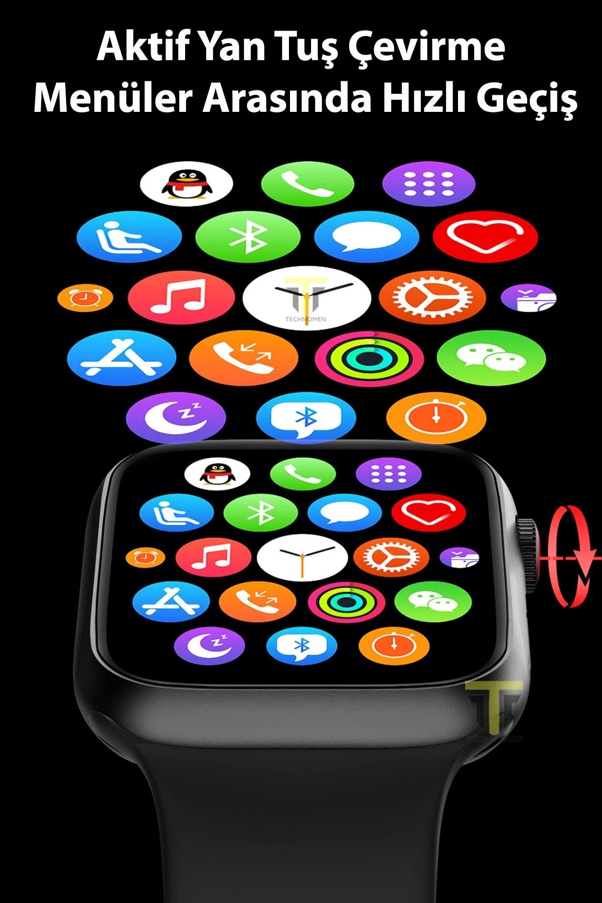 BUĞZ T700s Akıllı Saat Ios&android Destekli Arama Özellikli Sensörlü Smart Watch BUĞZ T700s Akıllı Saat Ios&android Destekli Arama Özellikli Sensörlü Smart Watch