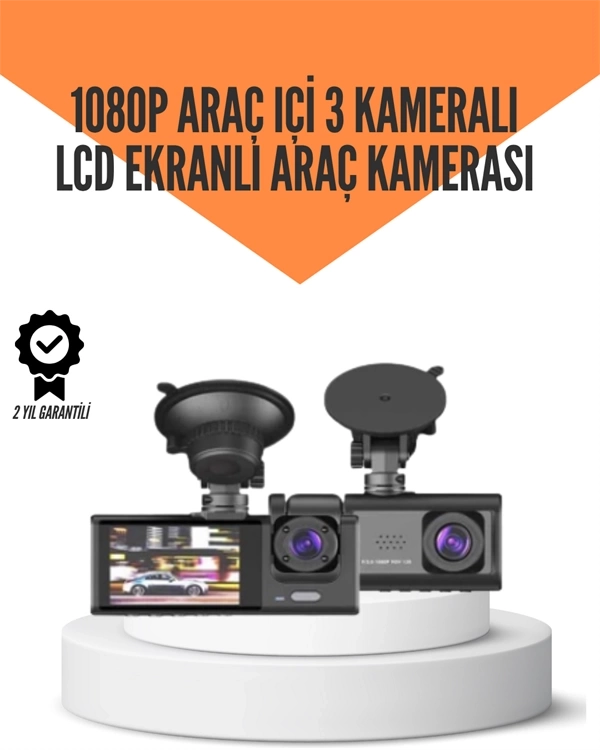 BUĞZ TA-01 LCD Ekranlı Gece Görüşlü Araç Kamerası