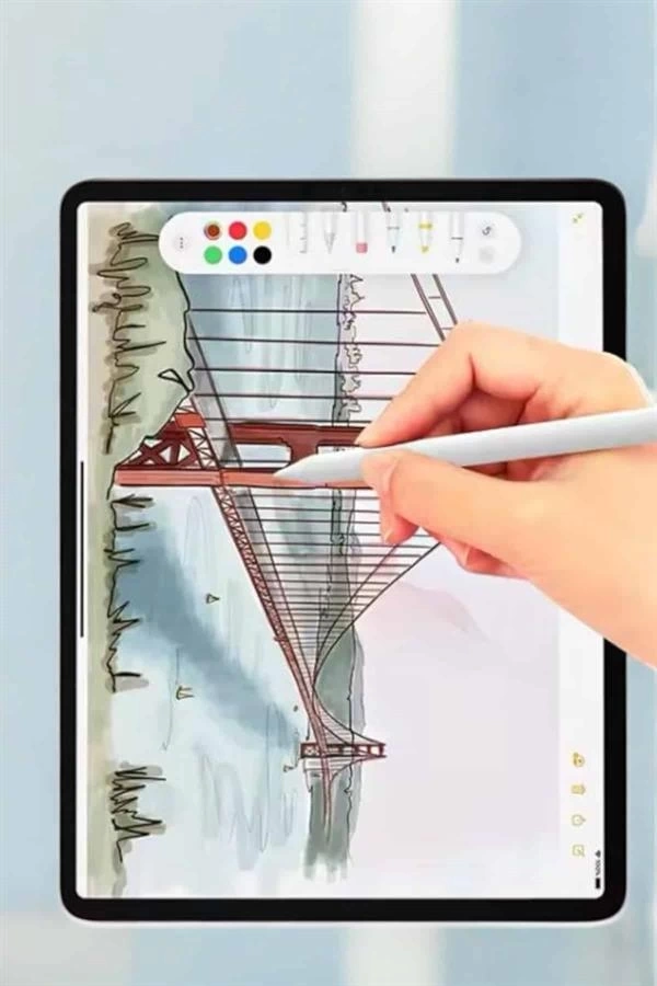 BUĞZ Tablet Kalemi iOS Android Windows Uyumlu Yedek Uçlu Universal Çizim Kalemi