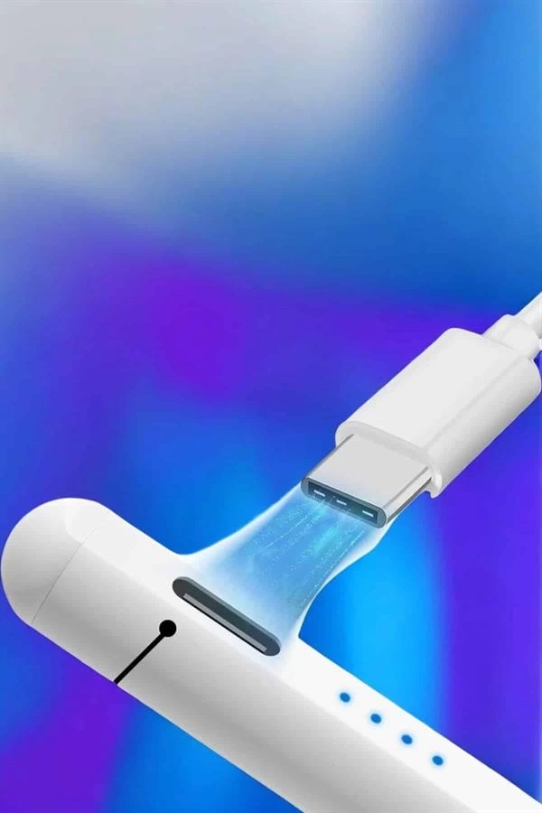 BUĞZ Tablet Kalemi Stylus Pen Dokunmatik Kalem Android Ve İOS Uyumlu Şarjlı
