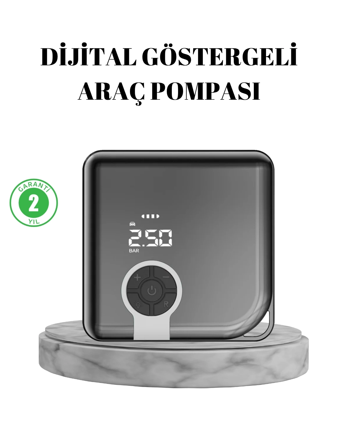 BUĞZ Taşınabilir Akıllı Hava Kompresörü Yüksek Basınç Kapasiteli