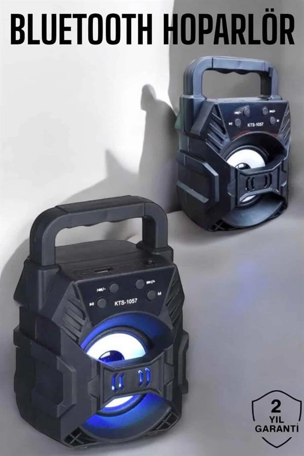 BUĞZ Taşınabilir Bluetooth Hoparlör Led Işıklı Uzun Pil Ömrü BUĞZ Taşınabilir Bluetooth Hoparlör Led Işıklı Uzun Pil Ömrü