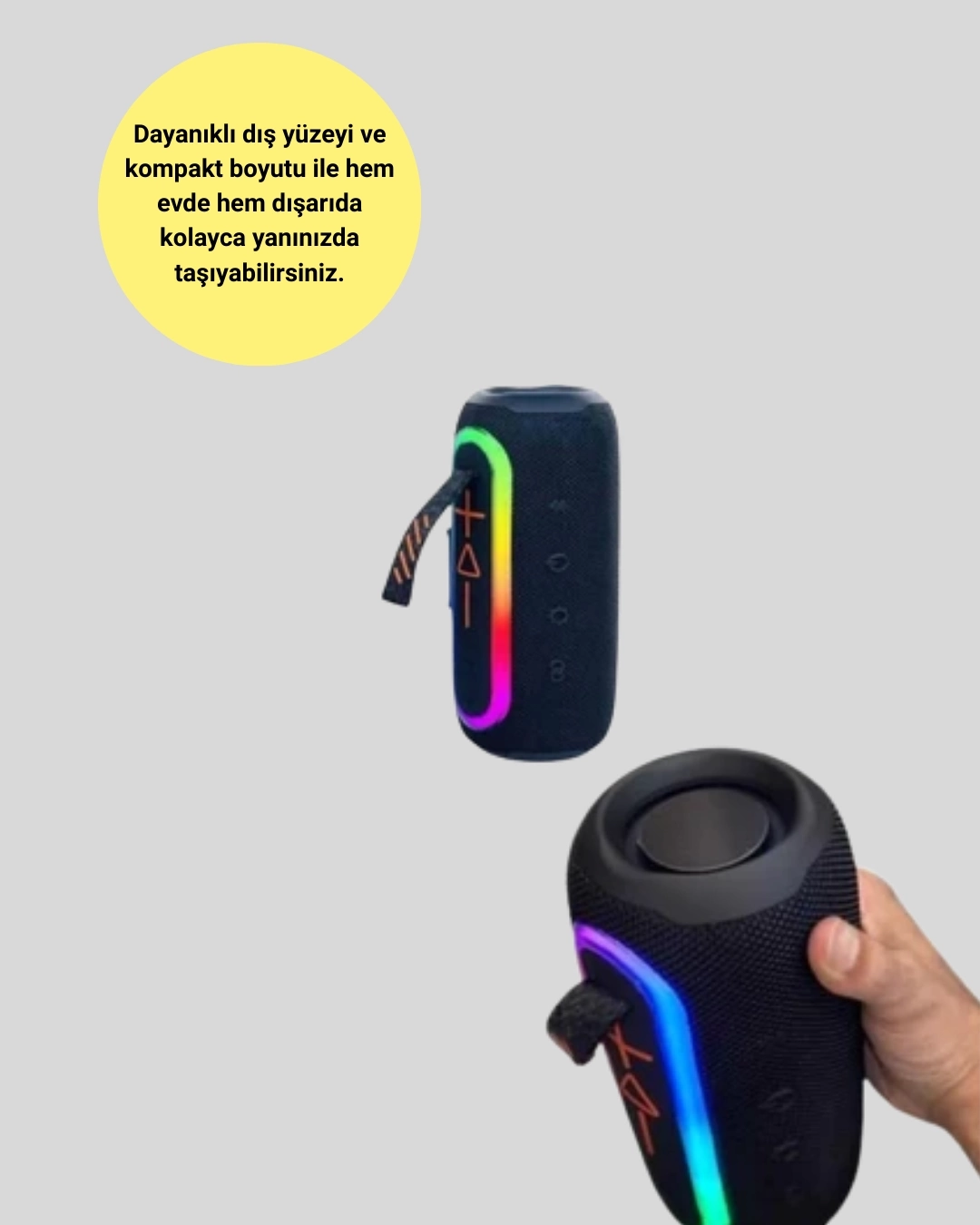 BUĞZ Taşınabilir Şarjlı Bluetooth Hoparlör Güçlü Bas BUĞZ Taşınabilir Şarjlı Bluetooth Hoparlör Güçlü Bas