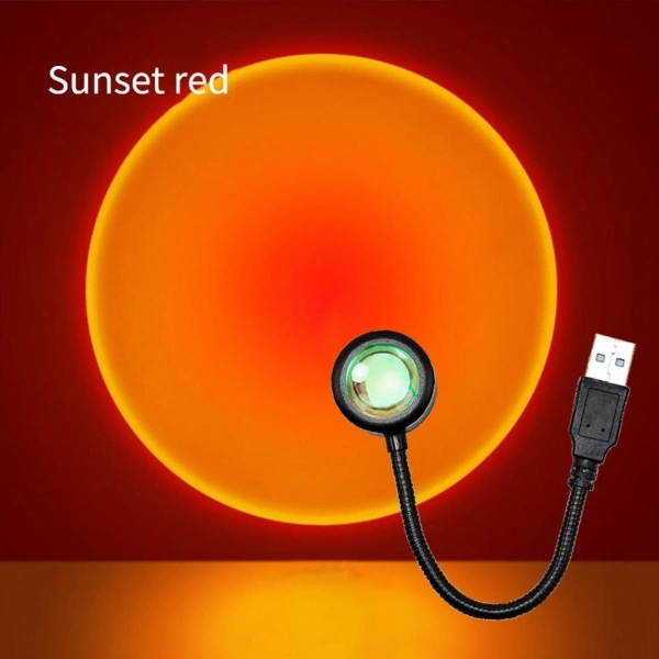 BUĞZ Taşınabilir USB Sunset Gün Batımı Ambiyans Işığı Lamba