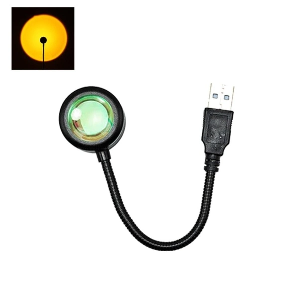 BUĞZ Taşınabilir USB Sunset Gün Batımı Ambiyans Işığı Lamba