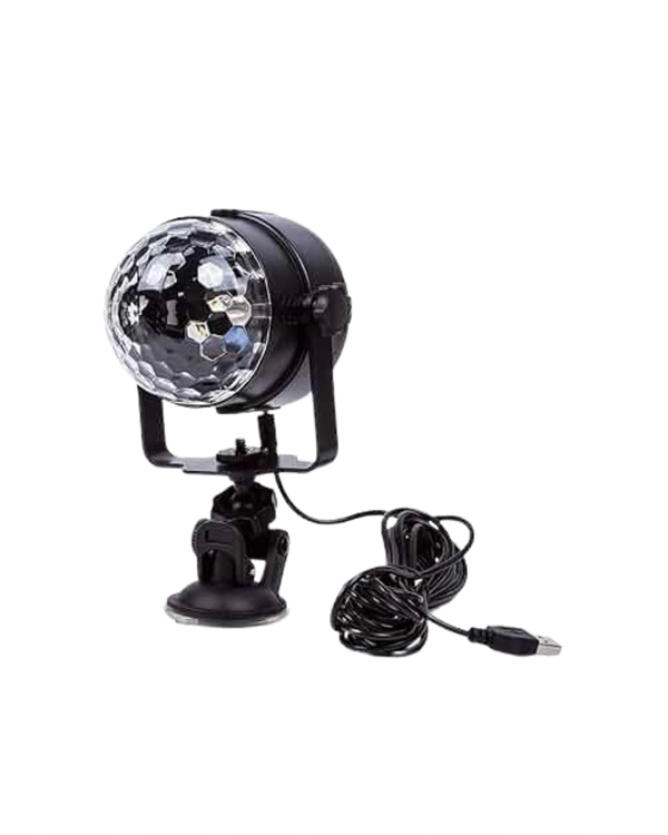 BUĞZ Taşınabilir ve Dayanıklı Plastik Kristal LED Disko Işığı